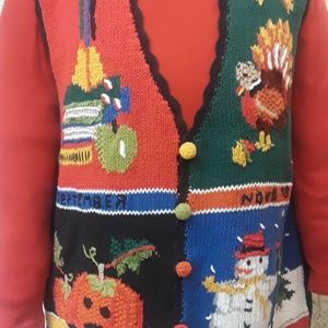 Fall, Winter Embroidered Vest